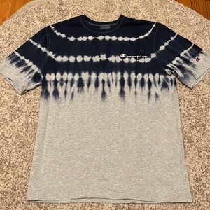 Champion Blue/Grey Tye Dye Tee